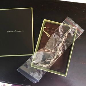 Ross Simons Sterling Silver Byzantine Bracelet